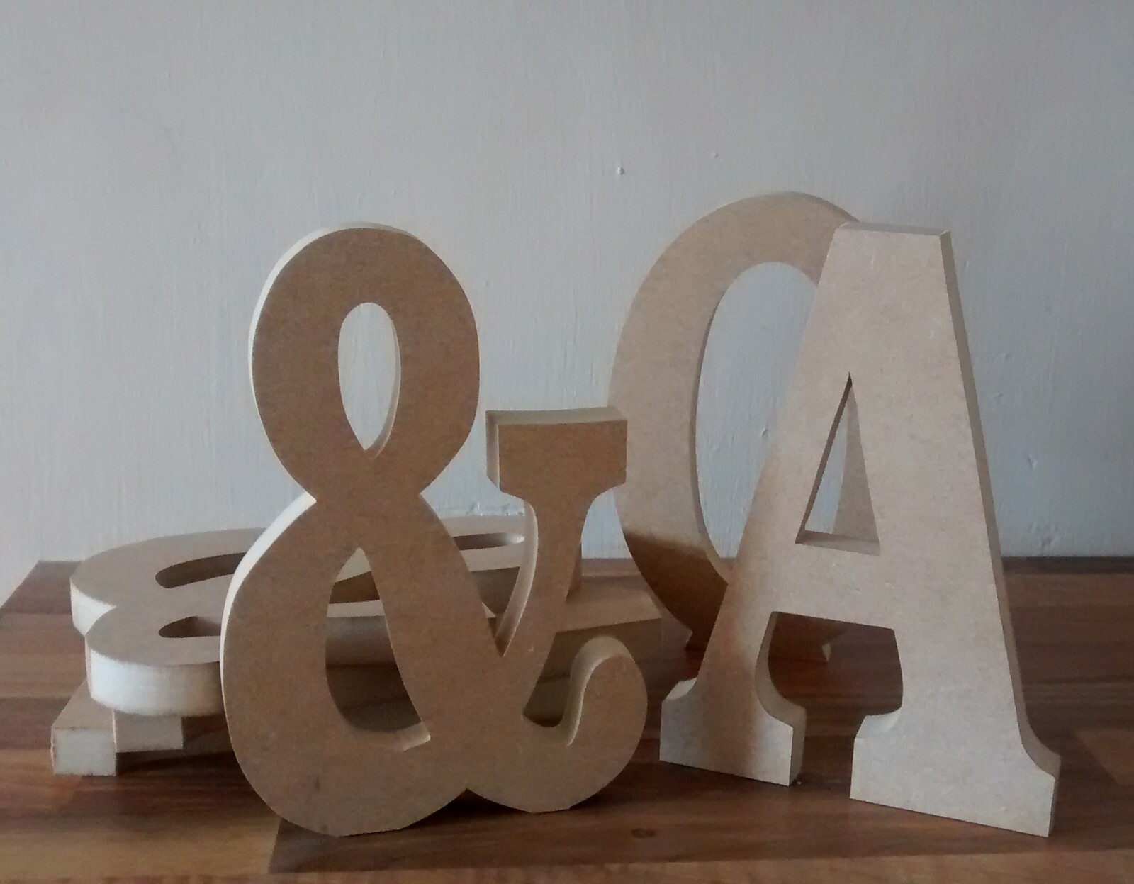 FREE STANDING WOODEN LETTERS/HOME DECOR/NAME. large MDF wooden letters