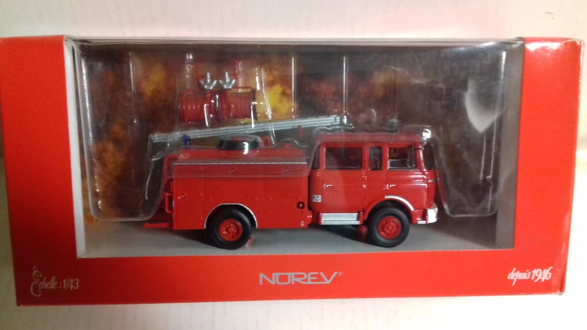 Berliet GAK 17 FPT Pompiers 1964 - Modèle Presse 1/43