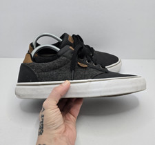 Vans  Atwood Deluxe 'Mixed' black brown sporty skateboard sneakers  MENS 8