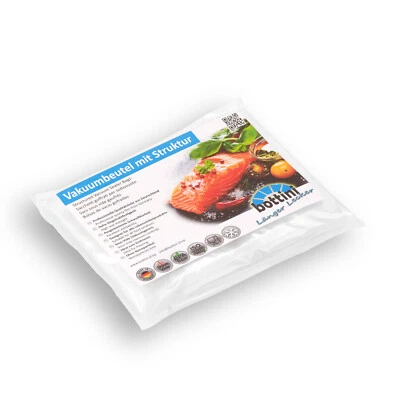 100 Vakuumierbeutel 17 x 23 cm Vakuumtüte Vakuumfolie Caso Lava Solis Bottini