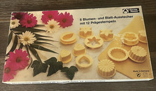 THERMOHAUSER Cookie Cutter set flowers leaves Germany 18 piece set in box 36093