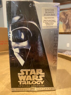 Star Wars Trilogy (VHS, 1997, Special Edition) wide screen, never opened