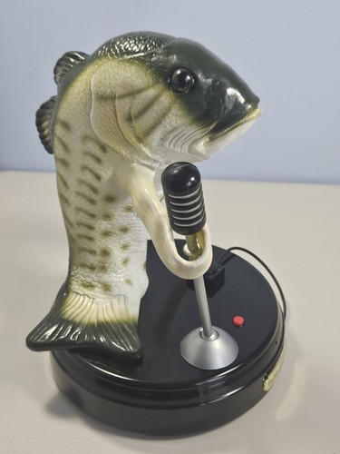 Gemmy Big Mouth Billy Bass Superstar 12" Tall Sings Act Naturally I'll Survive - Picture 18 of 20