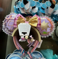 2024 Disney Parks Rapunzel Tangled Pascal Mickey Mouse Ears Minnie Headband