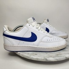 Nike Court Vision Low Blue White Casual Basketball Shoes Mens Size 10 CD5463-103