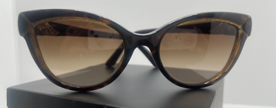 Bvlgari 2015 Sunglasses Brown Gold Diamante Cat Eye 8156-B  display picture 1
