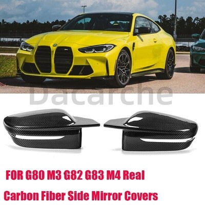 Carbon fiber Mirror cover CAPS FOR 21-25 BMW G80 M3 G82 G83 M4 G87 M2