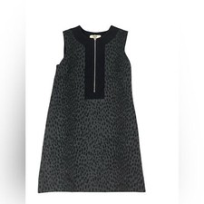 Michael Kors Women’s Sleeveless Black Dress with Silver Accent-size Medium