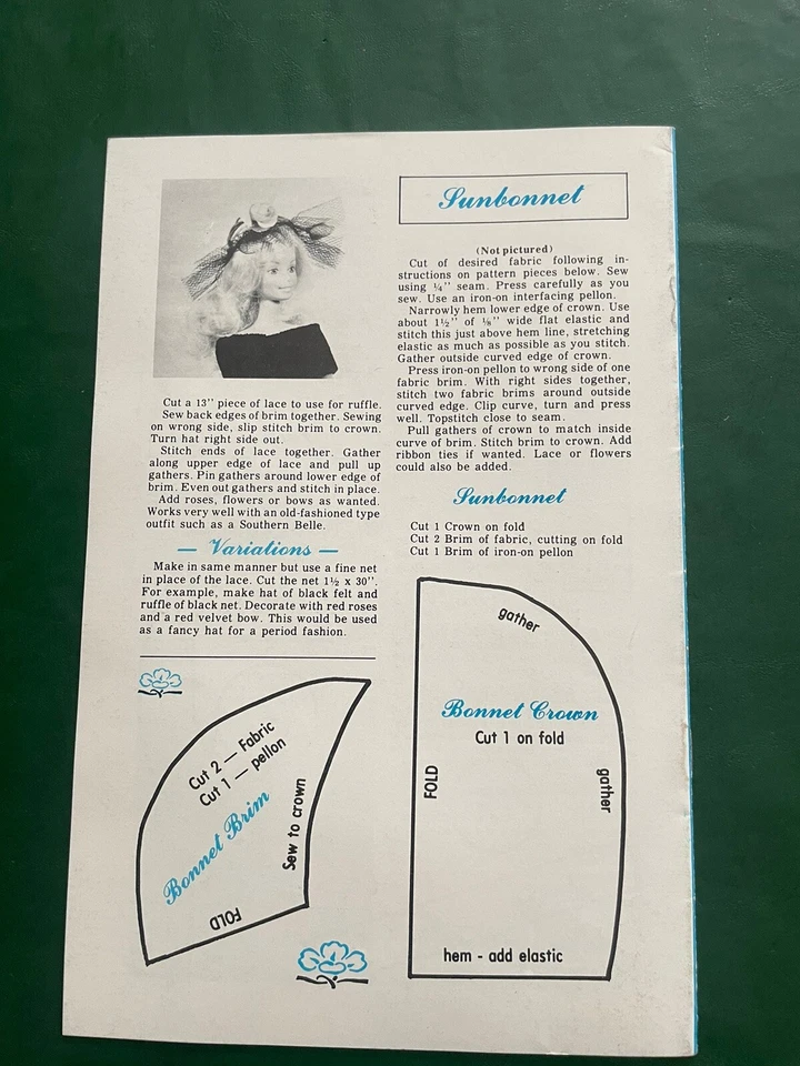 Vtg Fashion Accessories By Janice Rose Rader Crochet Pattern Instruction Book - Image 2 of 3