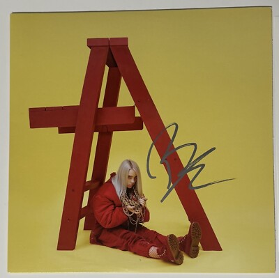 BILLIE EILISH SIGNED DON'T SMILE AT ME VINYL RECORD ALBUM LP