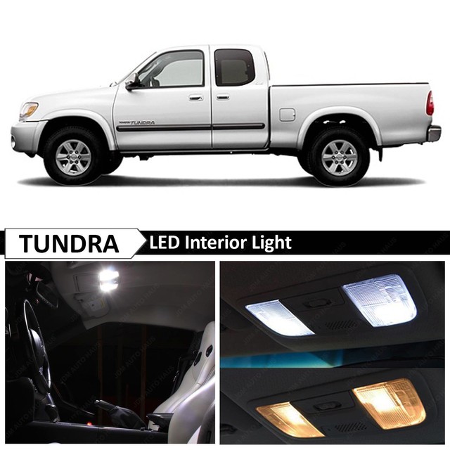 15pcs White Interior LED Lights Bulbs Package Fits Toyota Tundra 2000