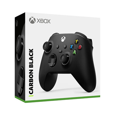 Original Microsoft Xbox Wireless Controller Carbon Black (QAT-00002) NEU OVP