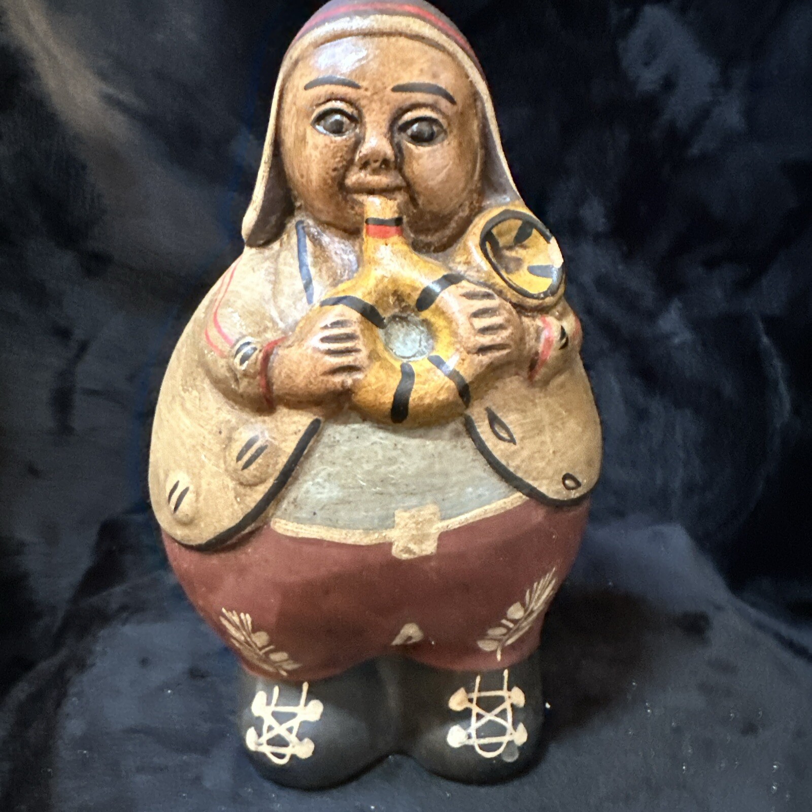 Chulucanas Peru Handmade Clay Pottery Sculpture 7