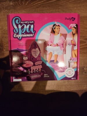 Pretty Me Spa Day Gift Set for Girls - Kids Manicure Pedicure Kit for Ages 8+NEW
