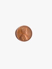 1941 lincoln wheat penny no mint mark  in ''L'' on Liberty edge error — photo 1