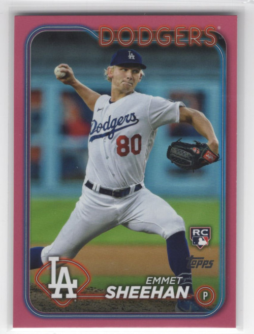 2024 Topps Mother's Day Pink #283 Emmet Sheehan /50 Rc