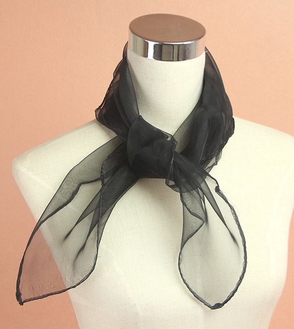 50s Negro Cuello Bufanda, Rosa Mujer Grease, Gallina Noche Accesorio Disfraz De