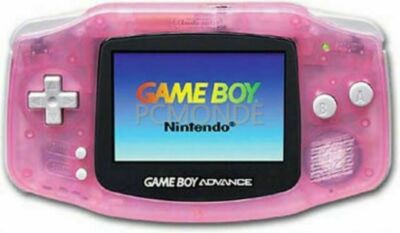 Fuchsia Pink Clear Nintendo Game Boy Advance System Brand New