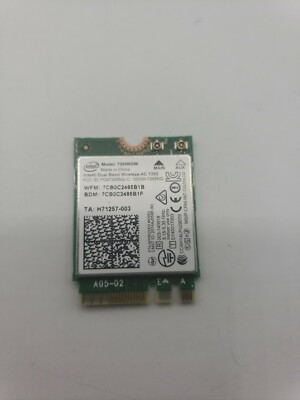 Intel Dual Band Wireless-AC 7265 802.11ac 7265NGW 00JT535 aw11819h