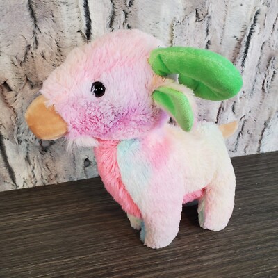 A&A Global Pastel Rainbow Tie Dye RAM Horned Sheep Plush 11'' Stuffed Animal
