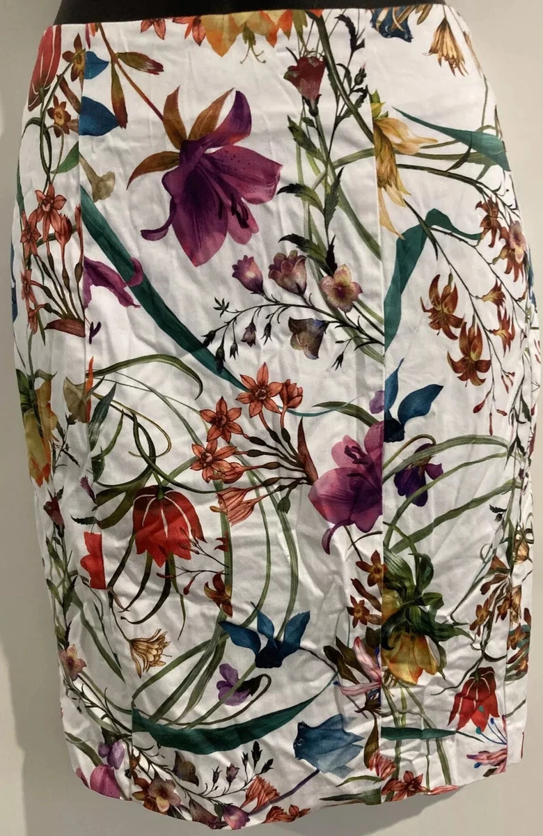 Portmans floral pencil clearance skirt