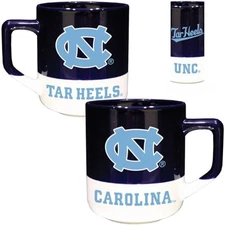 North Carolina Tar Heels Ceramic 20 oz Campus Colors Coffee Mug  One Mug