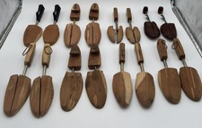 Vintage Shoe Tree Stretcher Keeper Wooden Assorted Sizes Brands Lot Of 8 pair