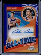 2023-24 Panini Contenders Optic Alvan Adams All-Time Auto Blue #/75