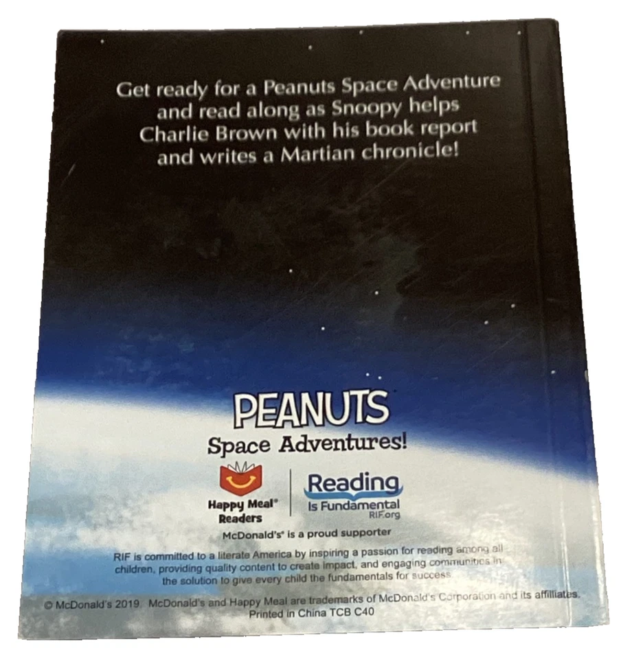 Snoopy Mars Rover Peanuts Space Adventure Charlie Brown Happy Meal Reader 2019 - Image 2 of 2