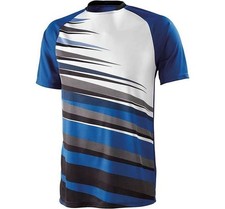 New Adult High Five Unisex Galactic Size M Soccer Jersey Power BLUE/BLACK/WHITE