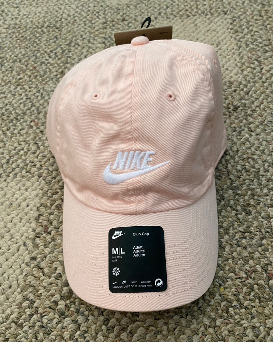 Nike Club Cap Unstructured Futura Wash Peach Unisex Hat FB5368-664