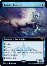 Mint/Near-Mint, English - 4 x MTG Cosmos Charger - Extended Art Kaldheim