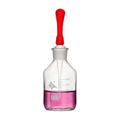 Laboratory Glass Dropper Bottle 30-125ml Transparent Amber Glassware - Picture 11 of 20