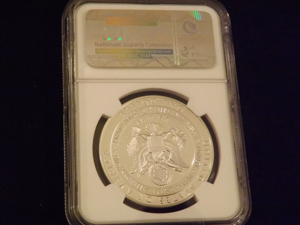 2011-P      $1      US ARMY          NGC PF 70 - Image 2 of 2