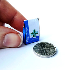 DOLLS HOUSE MINIATURE 1:12 * PHARMACY PRESCRIPTION BAG * COMBINED P+P