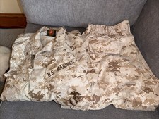 USMC Desert Marpat utilities MCCUU Trousers And Blouse Medium Regular