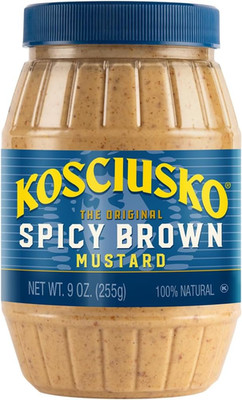 , Spicy Brown Mustard, 9 Oz, the Original Spicy Brown