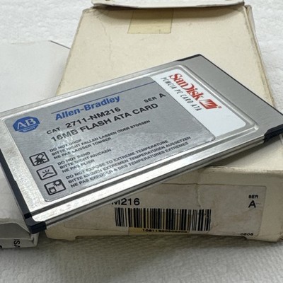 Allen Bradley 2711-NM216 Series A 16MB Flash ATA Memory Card PanelView NIB