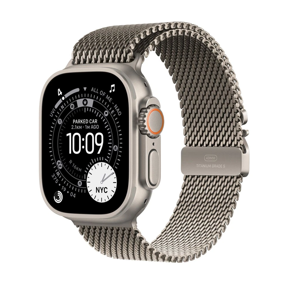 Apple Ultra 3 49 mm Waterproof Smart Watch GPS + Cellular (2025) Natural