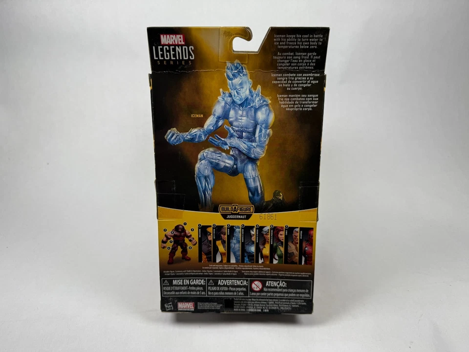 Figura de acción Iceman Marvel Legends nueva X-Men Juggernaut Wave 2016 Hasbro Foto 2 de 2