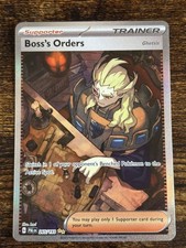 Boss's Orders (Ghetsis) 265/193 Paldea Evolved Pokemon NM