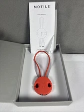 Motile Sport Power Cord With Apple USB-A Connection.  Color Is Orange.