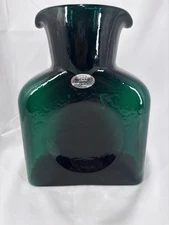 2024 Blenko #384 Malachite Green Water Bottle - First Quality - Full Size