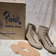 NOS Riedell Rental Skate Shoes Boots Size 5 Suede Leather