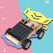 Solar Powered Car DIY Kit Crafts Development Science Kit for 9-12 Teens Kids