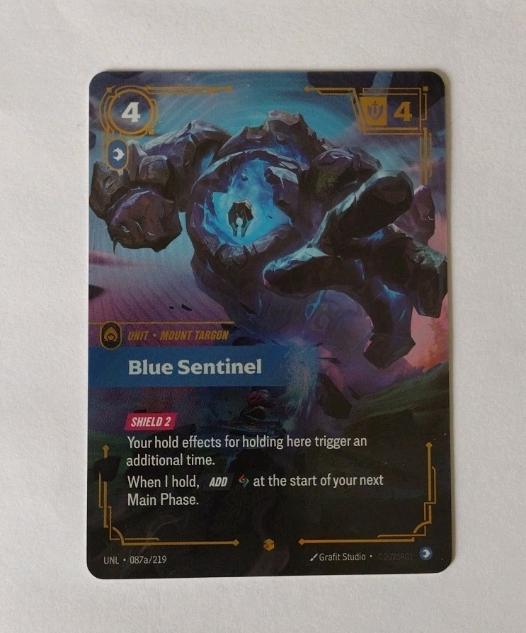 Riftbound:League of Legends-Unleashed/Blue Sentinel 087a/219 Alternate Art