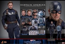 In Stock New Hot Toys Mms783 Captain America 1/6 Figure Stealth Strike Suit 2.0
