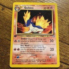 Quilava 1st Edition 46/111 - Neo Genesis Pokémon on eBay