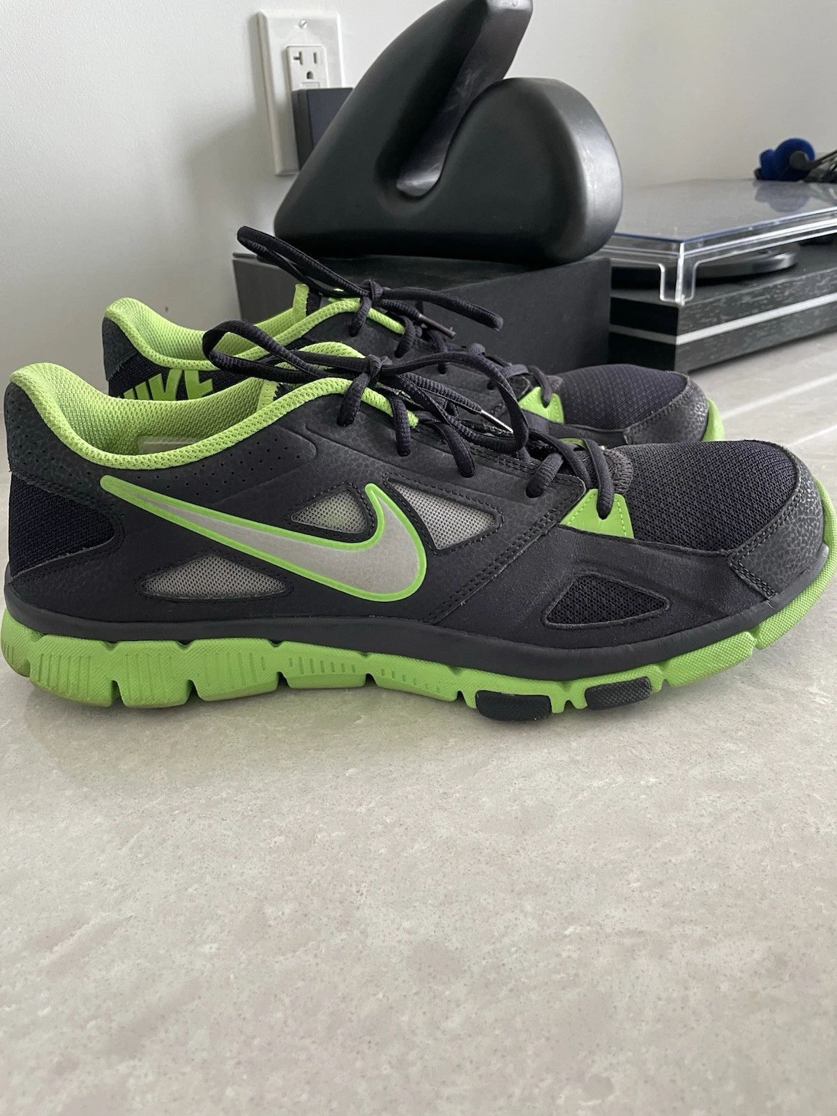 Nike Flex Supreme TR 2 gris noir vert 599558 500 homme 11,5 