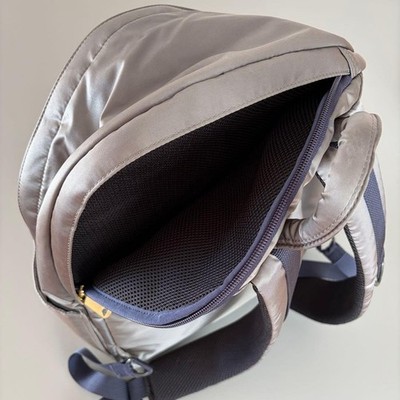 PORTER PX TANKER DAYPACK Backpack Silver Gray Drawstring Pouch MA